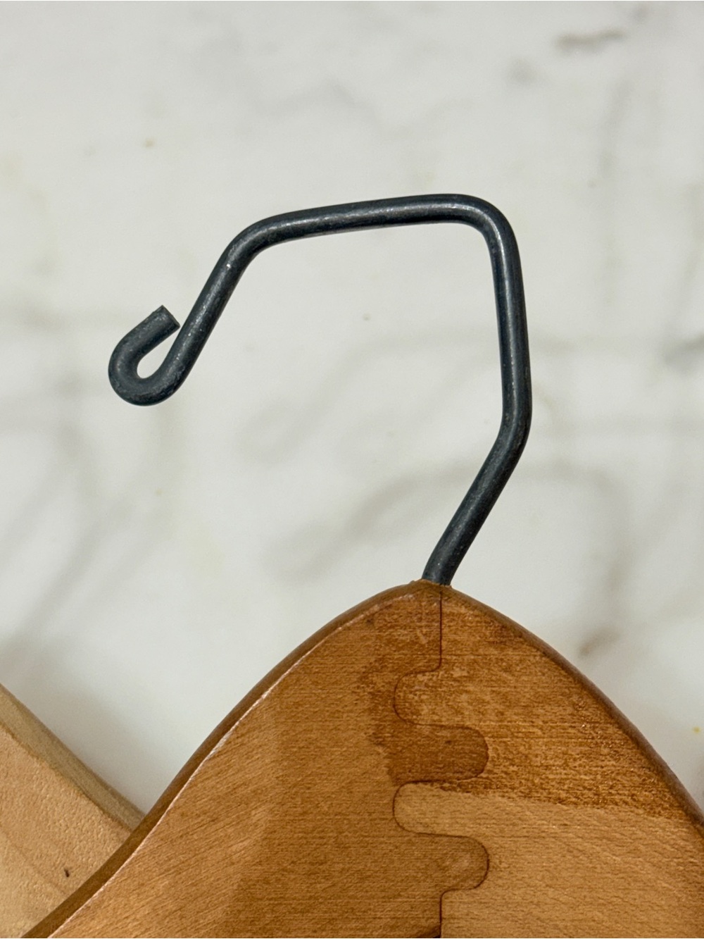 1930’s-1960’s Vintage Natural Wood Suit Hangers from Texas - Picture 10 of 17